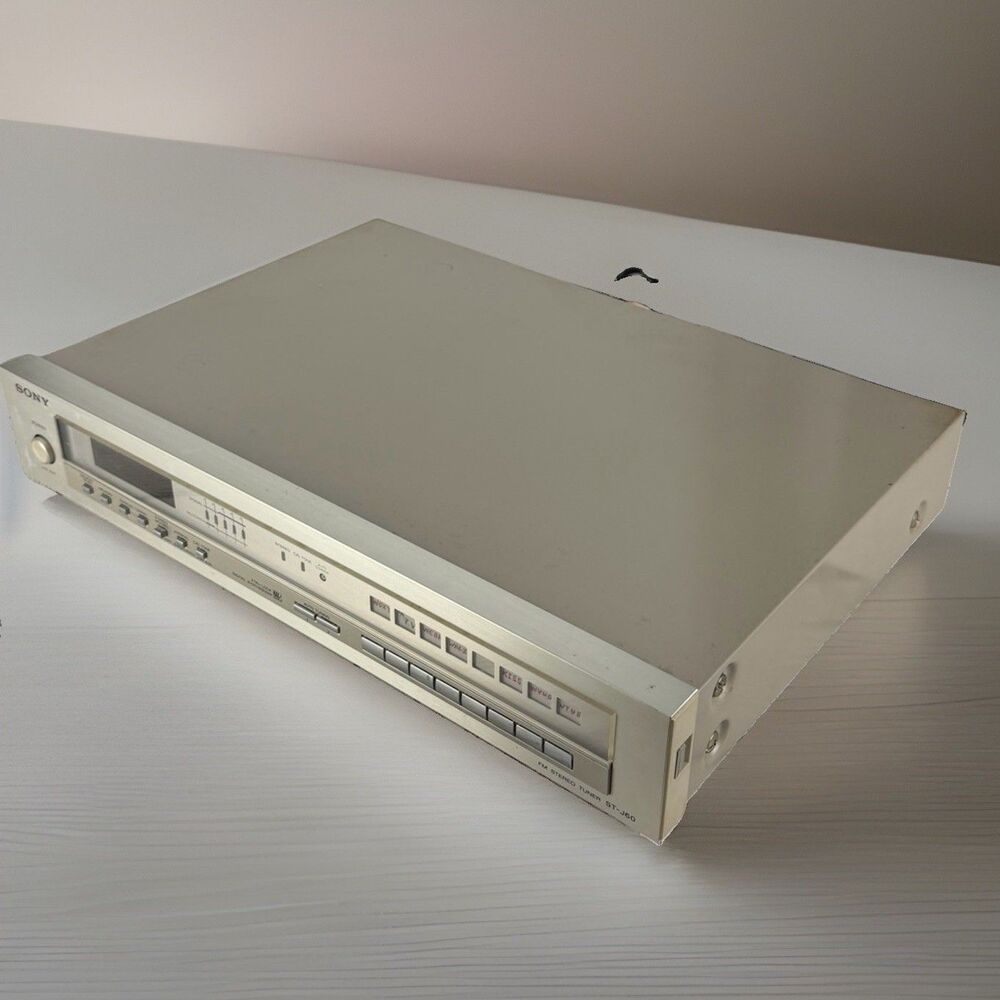 Sony ST-J60 Vintage Stereo FM Tuner Quartz Lock Digital Radio Component Tested